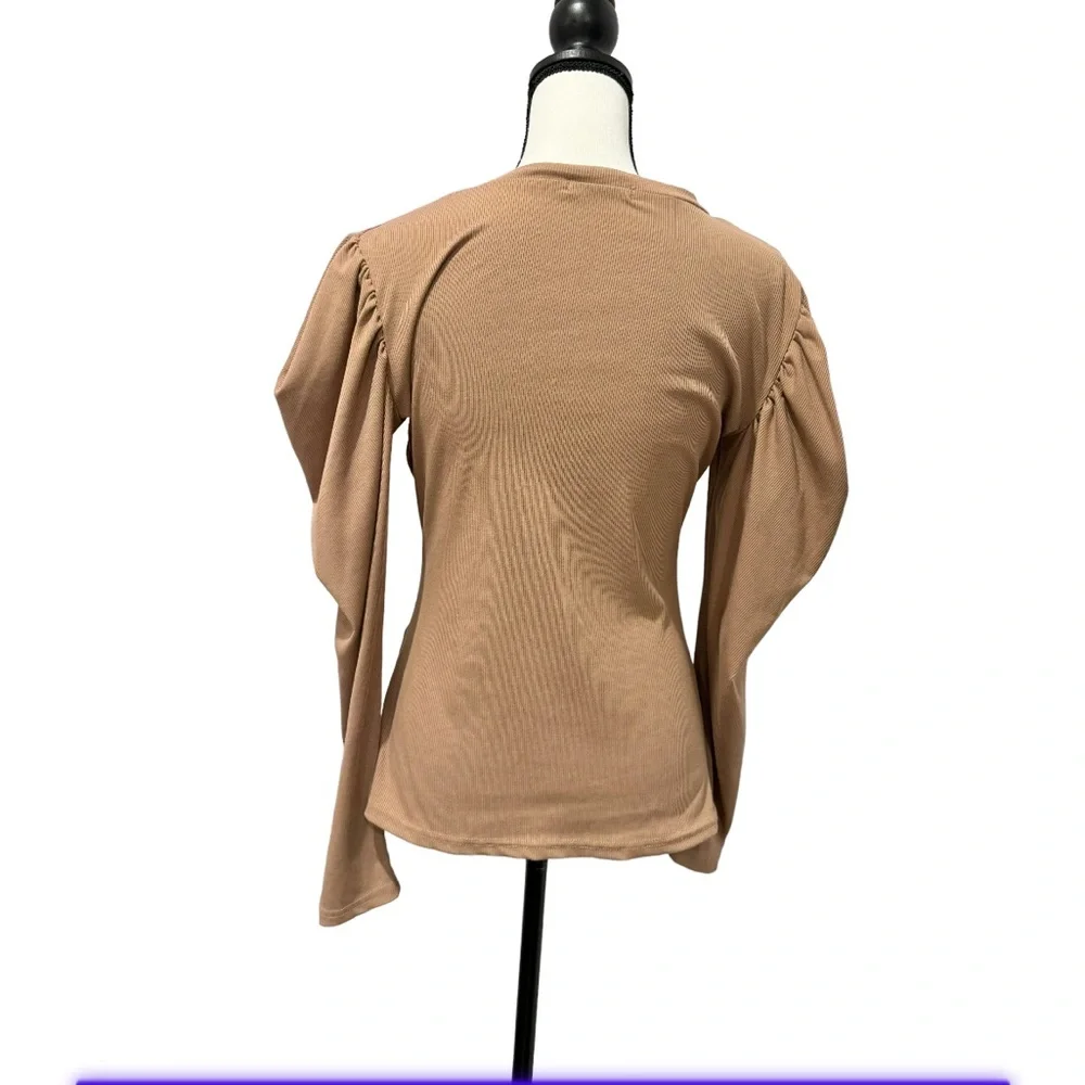 SHEIN puffy long sleeve top women’s shirt size medium - Picture 7 of 16